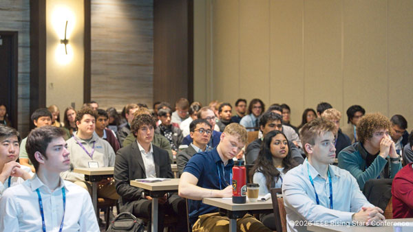 Students at the IEEE Rising Stars conference. Students at the IEEE Rising Stars conference.