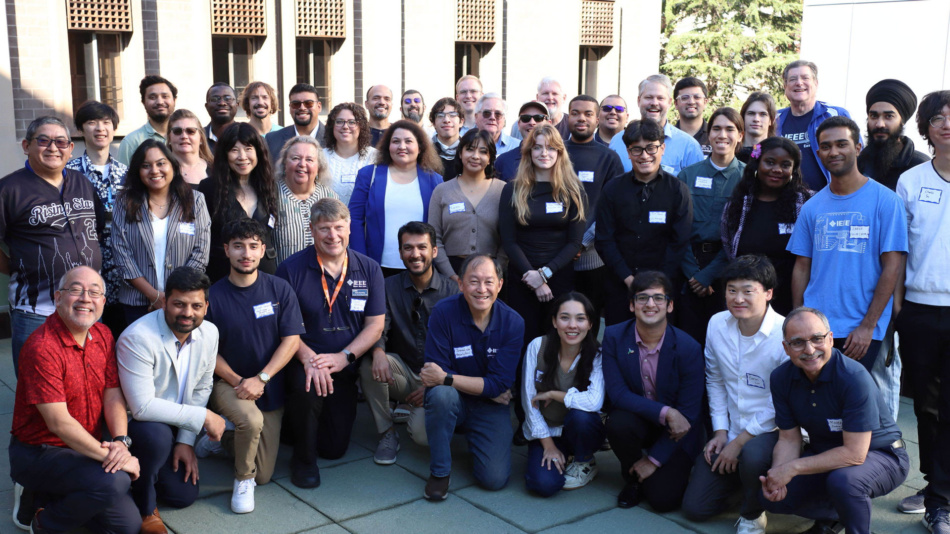 Group shot of IEEE Region 6 members at a conference. Group shot of IEEE Region 6 members at a conference.