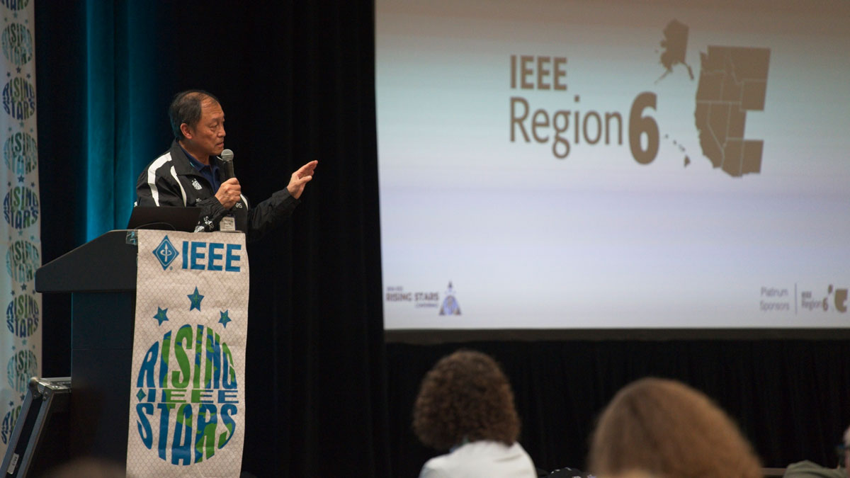 Presentation at an IEEE Region 6 event.
