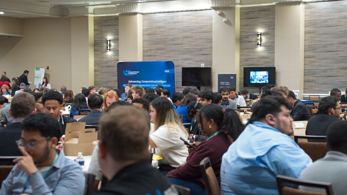 Students at an IEEE Region 6 local event. Students at an IEEE Region 6 local event.