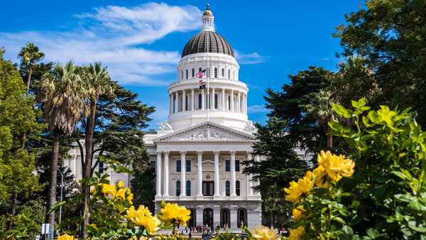 California State Capitol building. California State Capitol building.